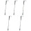 5Pièces Tire-Chaussures Rétractable Acier Argenté Seniors 4