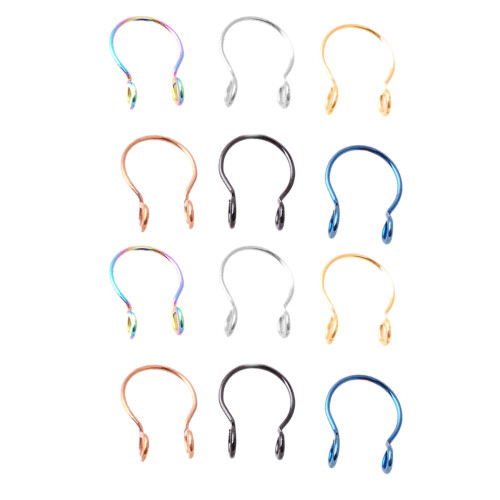 36Pièces Nez Multicolores En Acier Décor 1
