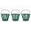 3Pièces Panier À De Golf Vert Avec Pour Usage Extérieur 4