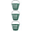3Pièces Panier À De Golf Vert Avec Pour Usage Extérieur 8