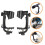 2Pièces Clips Microphone Réglables Pour Batterie Usage Domestique Noir 11