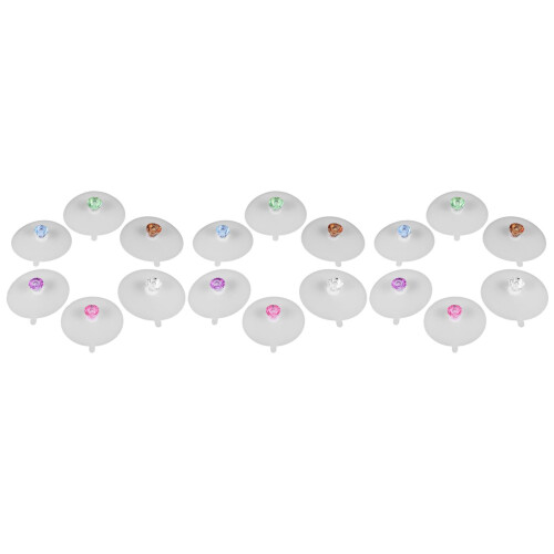 18Pièces Couvercles Silicone Pour Mug Étanche Design Chic 2