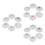 18Pièces Couvercles Silicone Pour Mug Étanche Design Chic 6