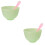 2Ensembles Bols Plastique Vert Pour Masques Et Outils DIY 6