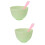 2Ensembles Bols Plastique Vert Pour Masques Et Outils DIY 7