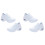 2Paires Chaussures Sport Blanches Confortables Résistantes 2