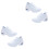 2Paires Chaussures Sport Blanches Confortables Résistantes 3