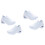 2Paires Chaussures Sport Blanches Confortables Résistantes 4