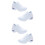 2Paires Chaussures Sport Blanches Confortables Résistantes 5