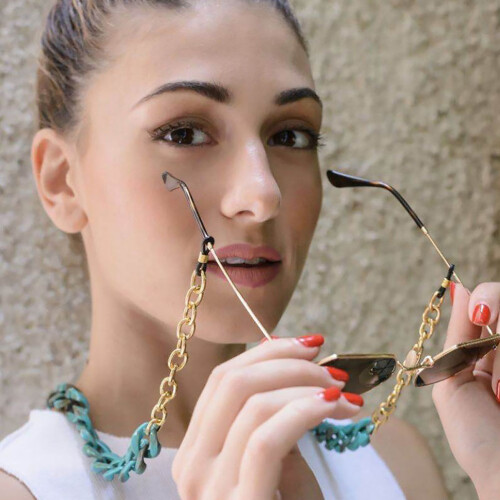 2Pièces De Lunettes Verte, Strap Durable Et Stylé 2
