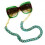 2Pièces De Lunettes Verte, Strap Durable Et Stylé 4