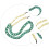 2Pièces De Lunettes Verte, Strap Durable Et Stylé 5
