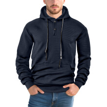 (Navy blue, L) Felpa casual con cappuccio da uomo primavera/autunno 2026