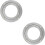 2Pièces Base Rotative En Alliage Aluminium Argent Pour Table À Dîner 5