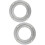 2Pièces Base Rotative En Alliage Aluminium Argent Pour Table À Dîner 6