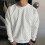 (Khaki, S) Schwerer Herren-Jacquard-Pullover mit Schachbrettmuster und Rundhalsausschnitt 3