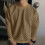 (Khaki, S) Schwerer Herren-Jacquard-Pullover mit Schachbrettmuster und Rundhalsausschnitt 1
