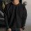 (Khaki, S) Schwerer Herren-Jacquard-Pullover mit Schachbrettmuster und Rundhalsausschnitt 4