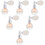 6Pièces Spray Poudre Scintillante Highlighter Corps 8