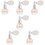 6Pièces Spray Poudre Scintillante Highlighter Corps 10