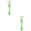 2Ensembles Bubble Makers Électriques Verts Lumières Et 6