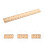60Pièces Règles En Bois Beige Pour Mesure Et École 9