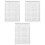 3Pièces Affiche Harpe Papier Blanche Débutant Portable Pratique 4