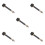 5Pièces Pickup Métal Pour Drum Africain Accessoire Noir Robuste 9