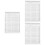 3Pièces Affiche Harpe Papier Blanche Débutant Portable Pratique 6