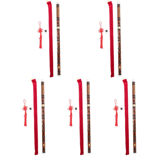 5Ensembles Flûtes Traditionnelles En Bambou Durables Pour Étudiants 1