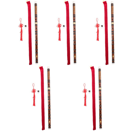 5Ensembles Flûtes Traditionnelles En Bambou Durables Pour Étudiants 2