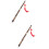 2Pièces Flûte En Bambou Assortie Pour Et Décoration 7