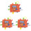 3Pièces Jouets Nouveau- Bruissants Ours Doux 3