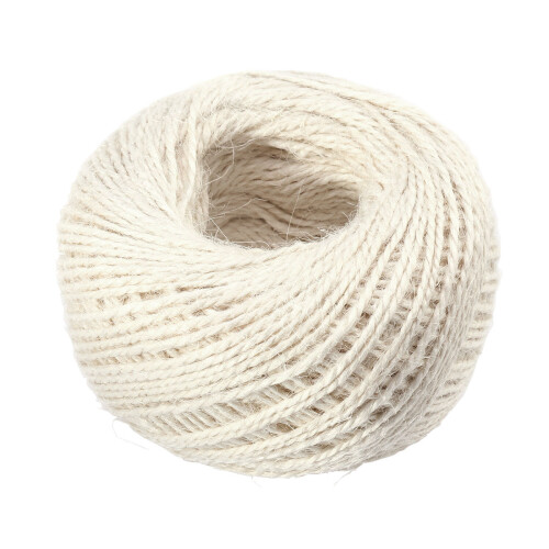3Pièces En Jute Beige Pour Projets D'art Décoration 1