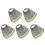 5Pièces Protège-Nuque Casque Gris Mesh Respirant Anti-Uv Durable 9