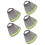5Pièces Protège-Nuque Casque Gris Mesh Respirant Anti-Uv Durable 10