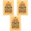 3Pièces Carte Amulette Chance Sui 2024 Orange Compacte Et 3