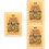 3Pièces Carte Amulette Chance Sui 2024 Orange Compacte Et 6