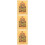 3Pièces Carte Amulette Chance Sui 2024 Orange Compacte Et 7