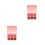 2Pièces Blush Joues 6 Texture Douce Tenue Prolongée 10