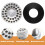 4Pièces Couvercles Fourche Aluminium Légers Protection Facile 6