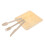96Pièces Jetable Bois Beige Kit Camping Assiettes Couverts 9