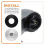 4Pièces Couvercles Fourche Aluminium Légers Protection Facile 8