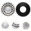 2Pièces Couvre Fourche Argenté Aluminium Résistant 10