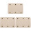 3Pièces Protections Poignées Sacs Beige Cuir PU Élégante Confortable 4
