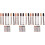 36Pièces Marqueurs Bois Multicolores Kit Réparation 5