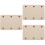 3Pièces Protections Poignées Sacs Beige Cuir PU Élégante Confortable 8