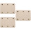 3Pièces Protections Poignées Sacs Beige Cuir PU Élégante Confortable 9