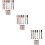 36Pièces Marqueurs Bois Multicolores Kit Réparation 9