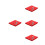 4Ensembles Et Housses Clavier Piano Rouge Absorbante 8
